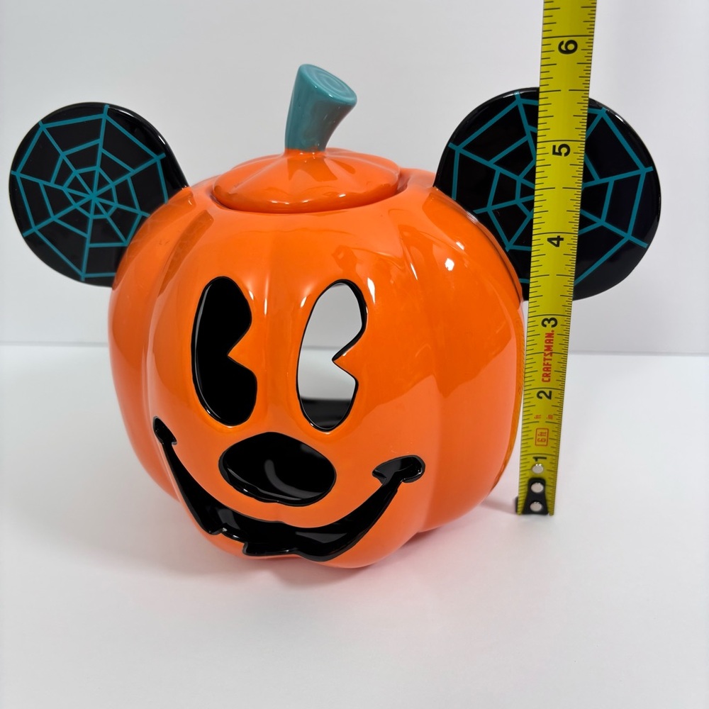 Disney Halloween Mickey Mouse Pumpkin Jack o’ lantern Votive Candle Holder - Picture 7 of 13